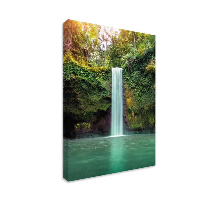 Quadro paesaggio cascata tranquilla - TenStickers