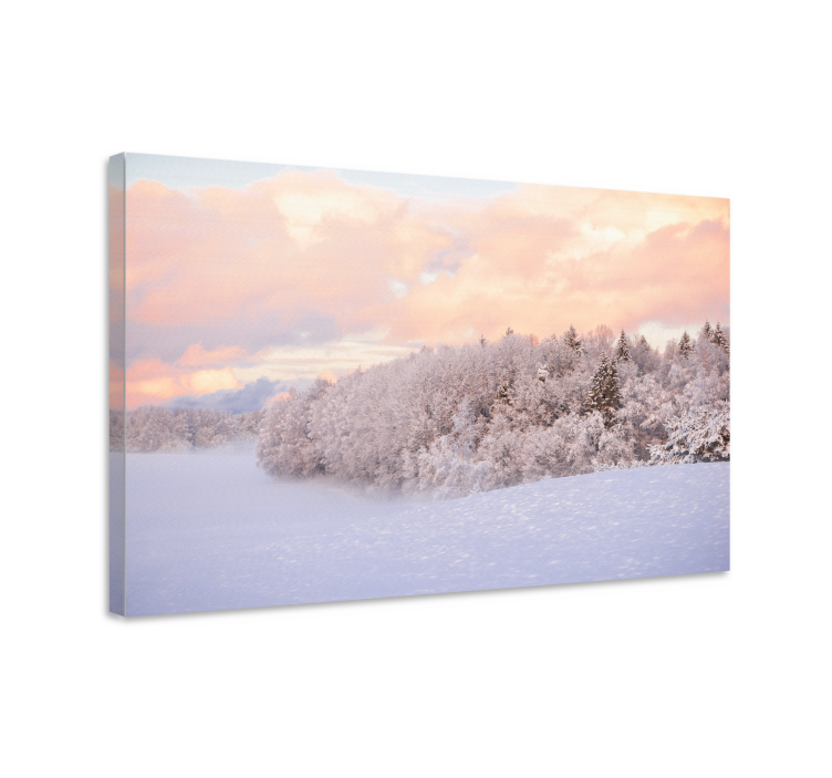 Quadro paesaggio serenità invernale - TenStickers