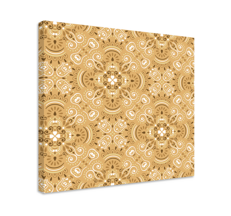 Quadro design ornamentale motivo naturale intricato - TenStickers