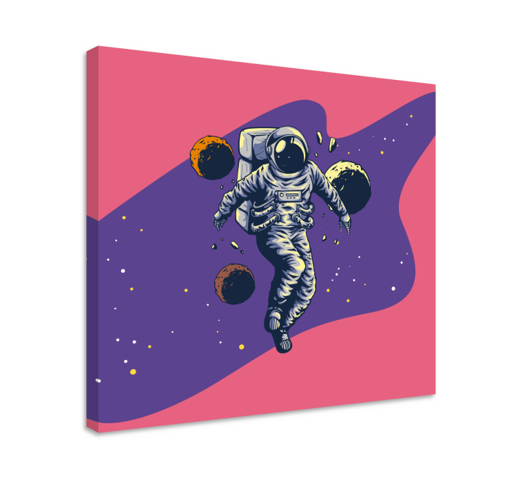 Quadro per bambini con astronauta - TenStickers