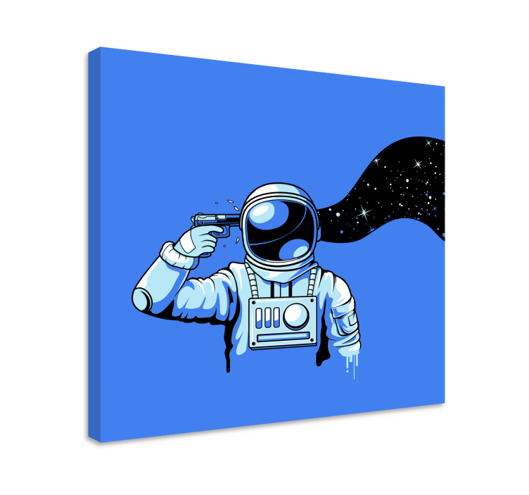 Quadri decorativi tiro astronauta - TenStickers