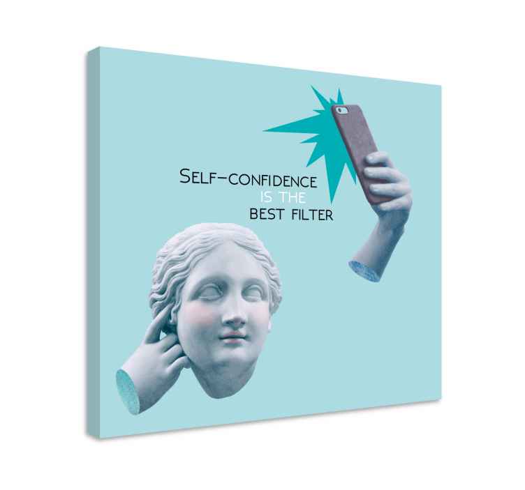 Quadro con frase sulla fiducia in se stessi - TenStickers