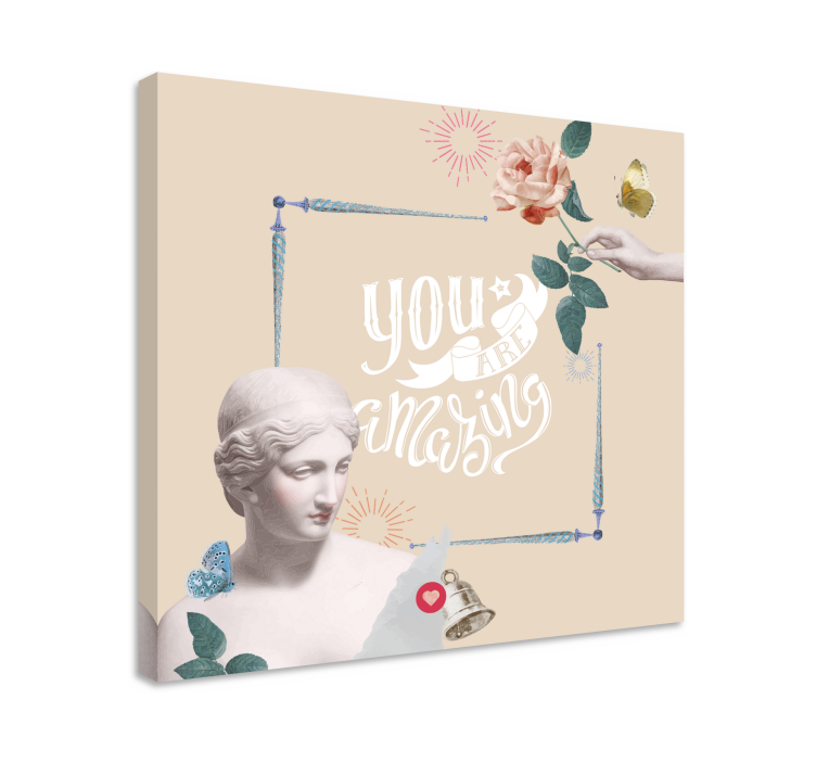 Quadro con frase sei fantastico - TenStickers