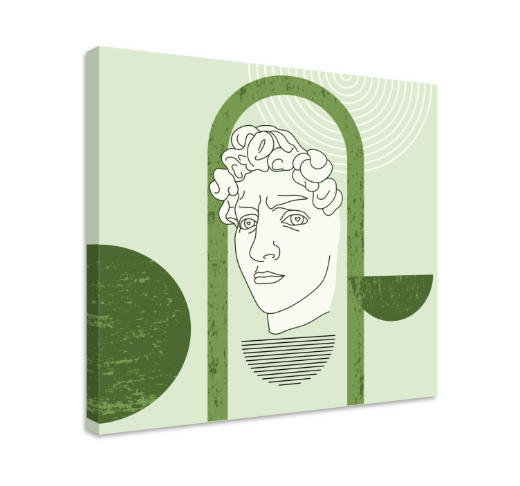 Dipinto arte figura umana stilizzata - TenStickers