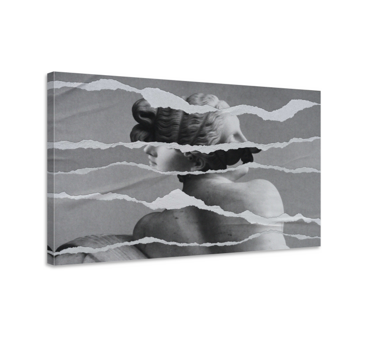 Dipinto arte scultura in carta strappata - TenStickers