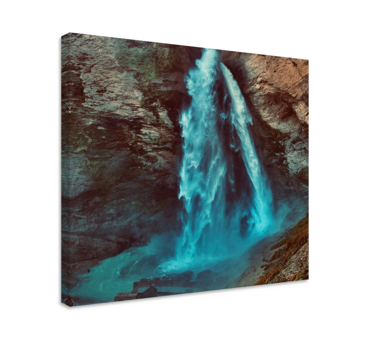 Quadro paesaggio cascata che scorre - TenStickers