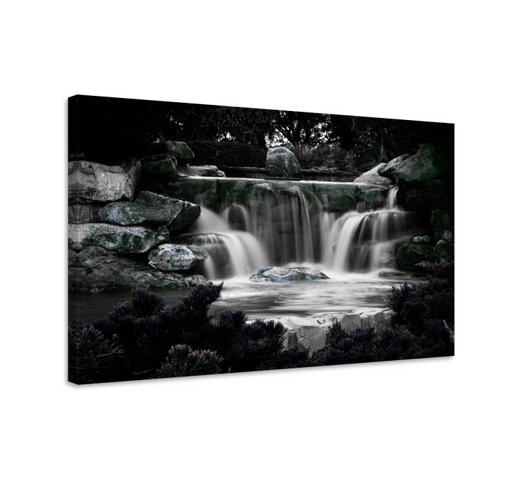 Quadro paesaggio cascate sereni - TenStickers