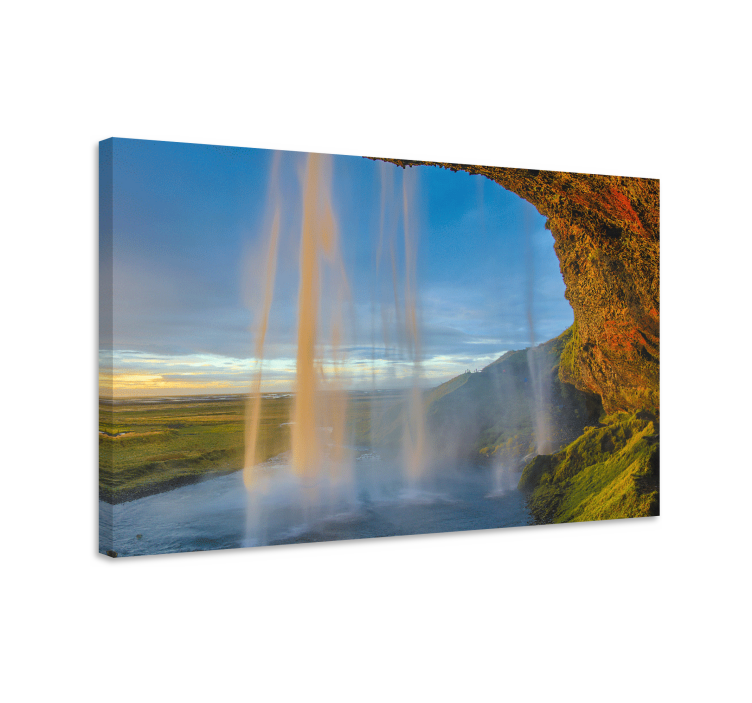 Quadro paesaggio cascata seljalandsfoss - TenStickers