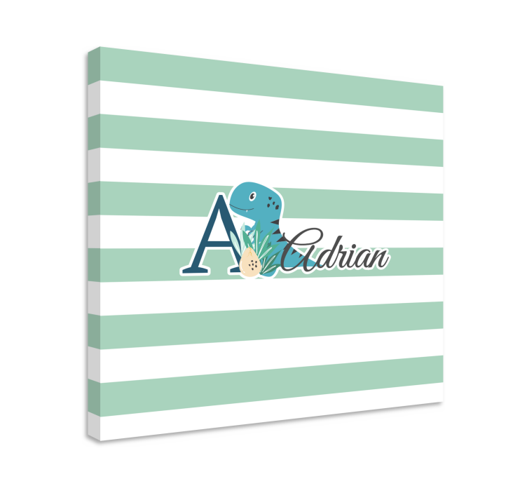 Dipinto dinosauri il dino giocoso di adrian - TenStickers