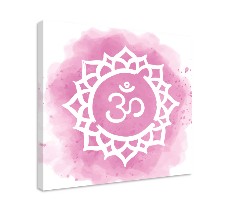 Dipinto buddha design mandala om - TenStickers