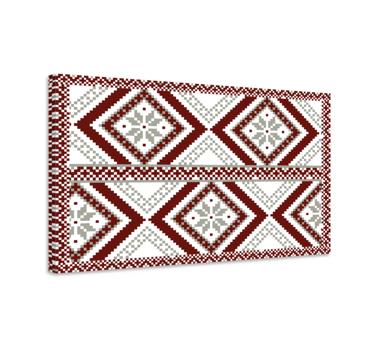 Quadro moderno concetto di diamante geometrico - TenStickers