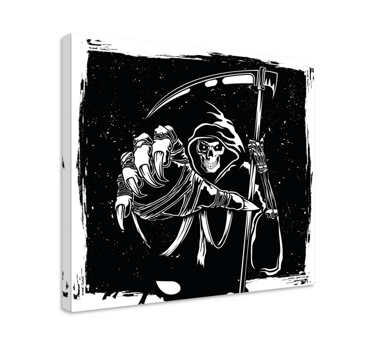 Quadro personaggio il dito puntato del mietitore - TenStickers