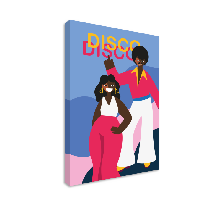 Quadri persona e personaggi appassionati di disco dance - TenStickers