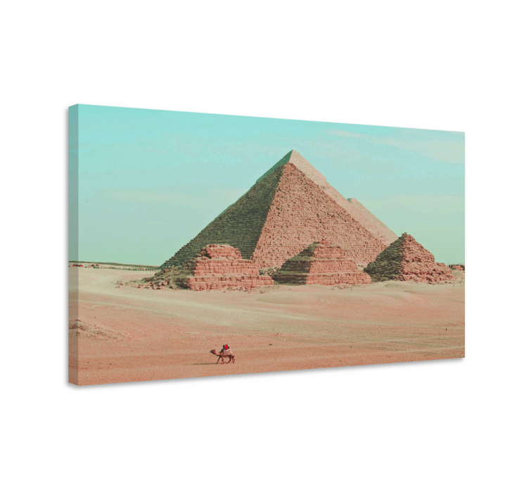 Quadro città e paesi piramidi di giza - TenStickers