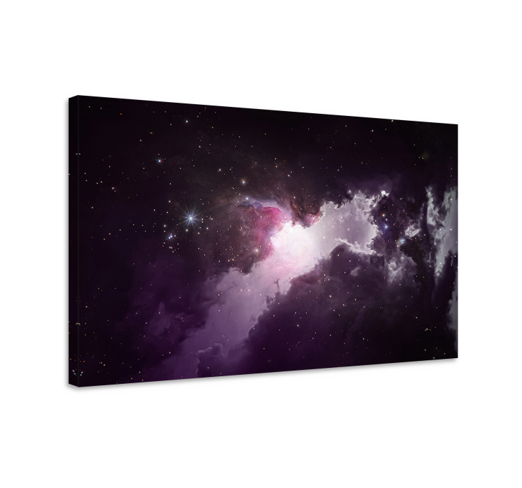 Quadro paesaggio scena di nebulosa cosmica - TenStickers