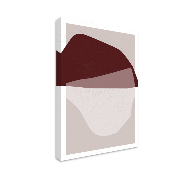 Quadro moderno fusione di forme astratte - TenStickers