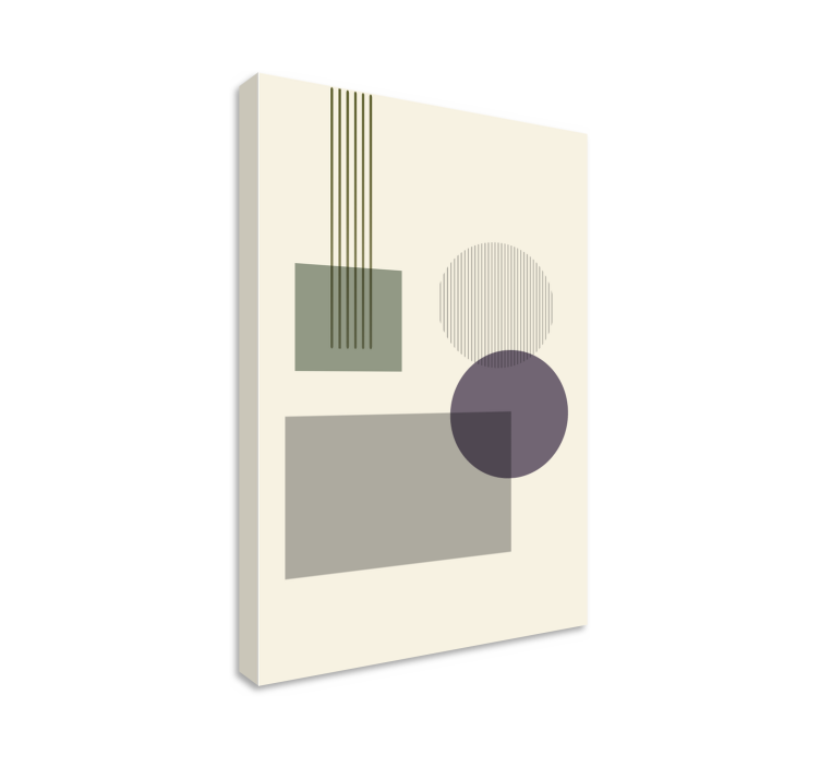 Dipinto geometrico configurazione forme geometriche - TenStickers