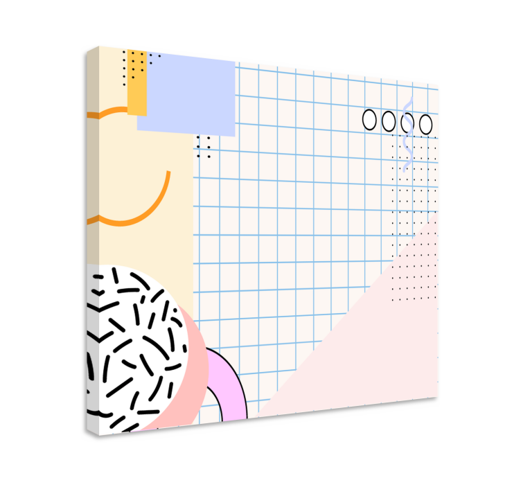 Quadro moderno forme e motivi - TenStickers