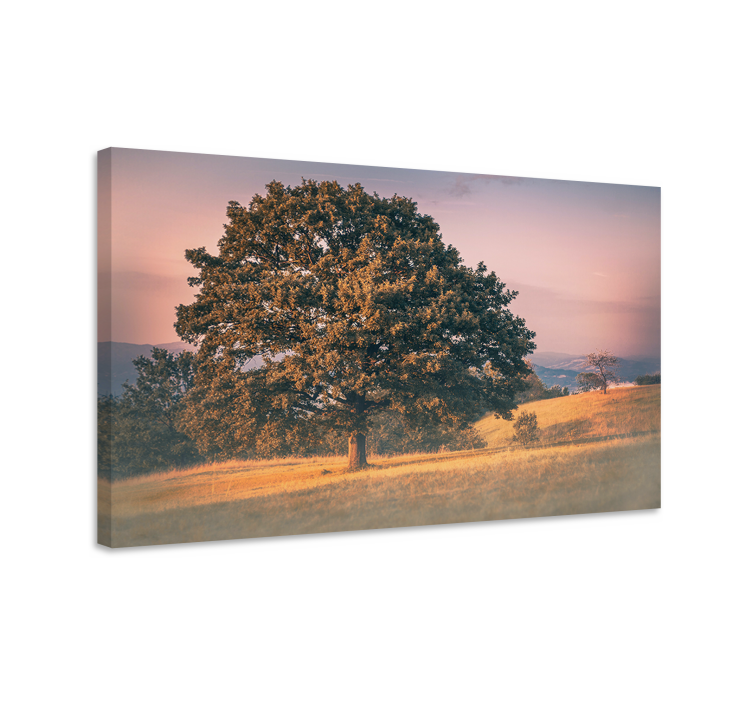 Quadro con alberi quercia maestosa - TenStickers