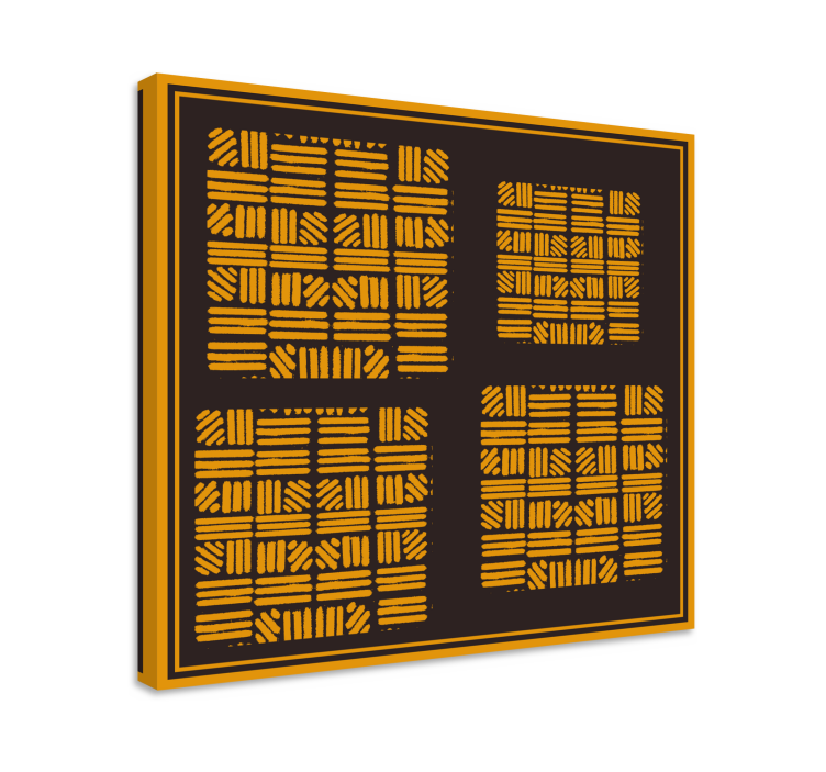 Quadro moderno concetto di disposizione geometrica - TenStickers