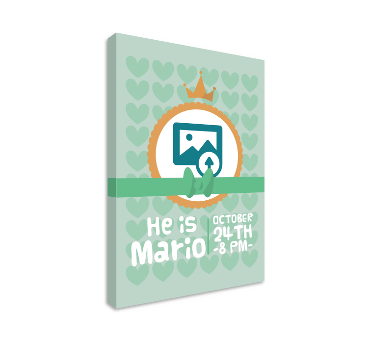 Quadri cameretta neonato È mario - TenStickers