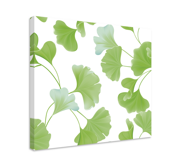 Quadro moderno Foglie verdi di ginkgo - TenStickers