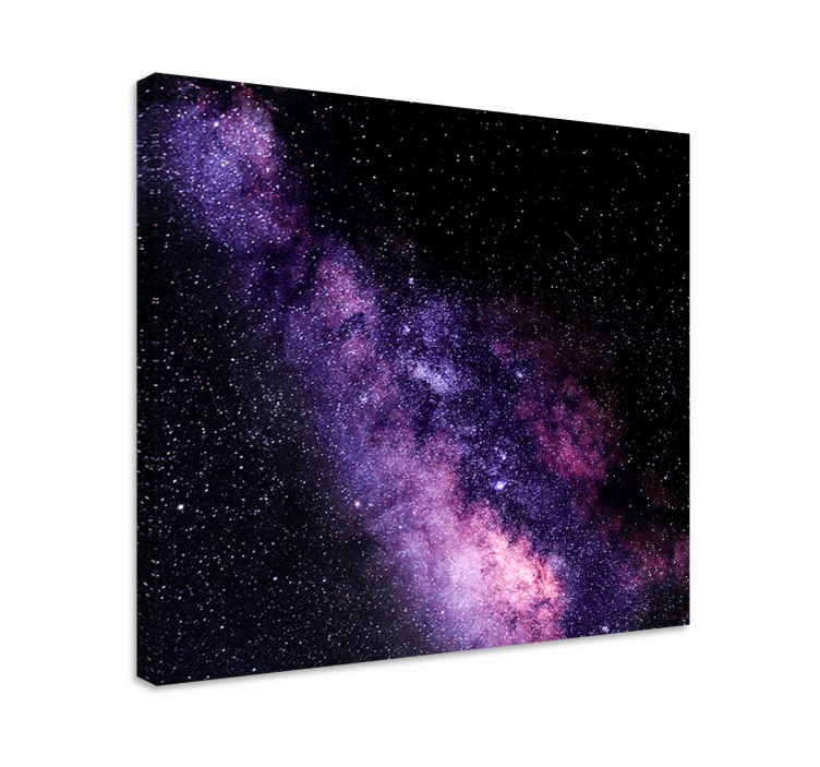 Quadro di paesaggio Bella vista viola dello spazio - TenStickers