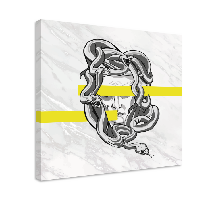 Quadri decorativi disegno della testa di medusa - TenStickers