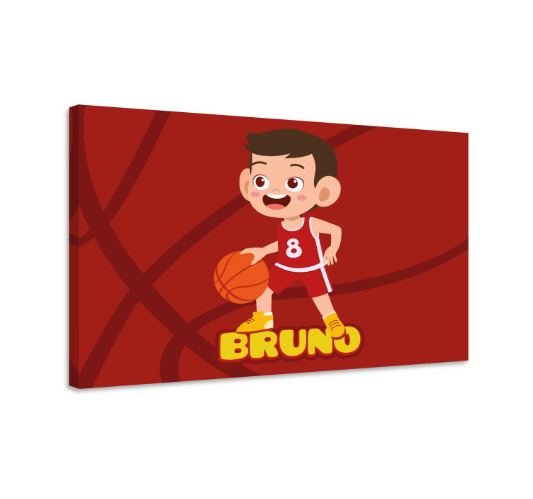Quadri sportivi giocatore di basket allegro - TenStickers