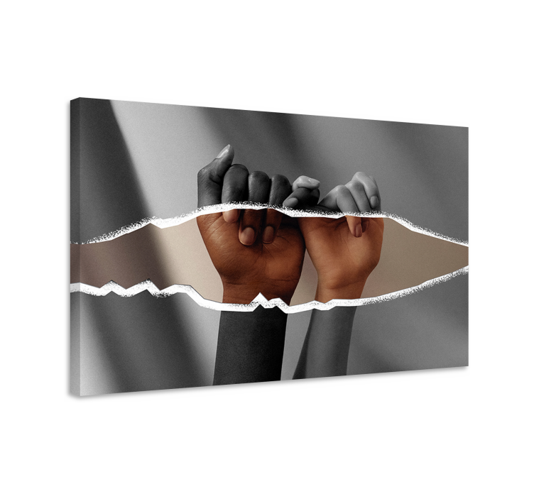 Quadri persona e personaggi mani unite - TenStickers