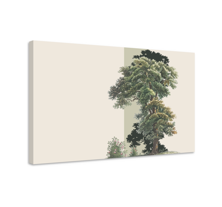 Quadro con alberi contorno regalo - TenStickers