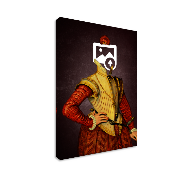 Quadro con gatto aristocratico per casa - TenStickers