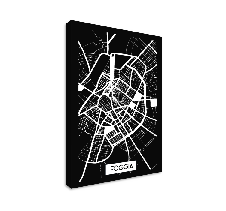 Quadro città e paesi Foggia - TenStickers