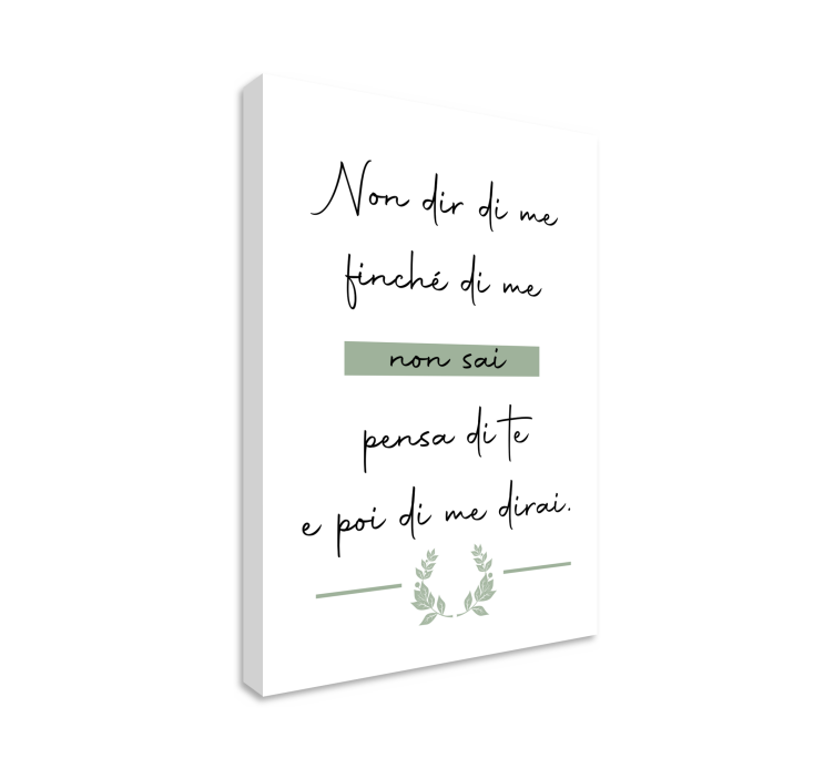 Quadro con testo Dante Alighieri - TenStickers