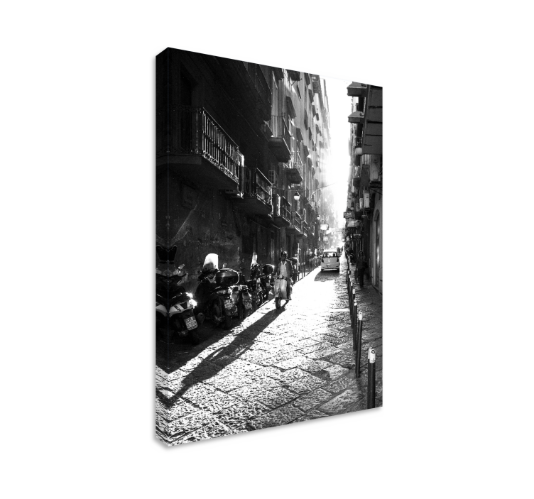 Quadro raffigurante Napoli stile vintage - TenStickers