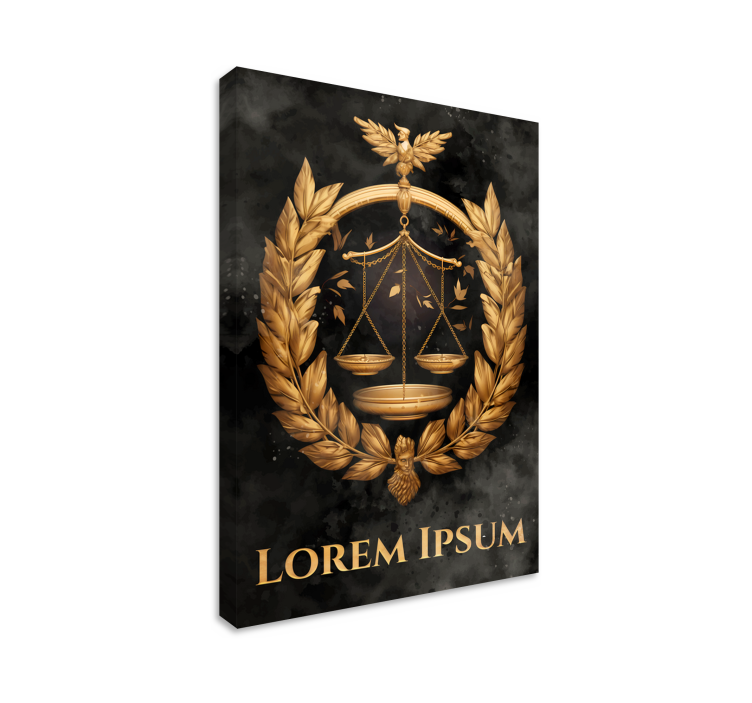 Quadro ufficio equilibrio di giustizia - TenStickers