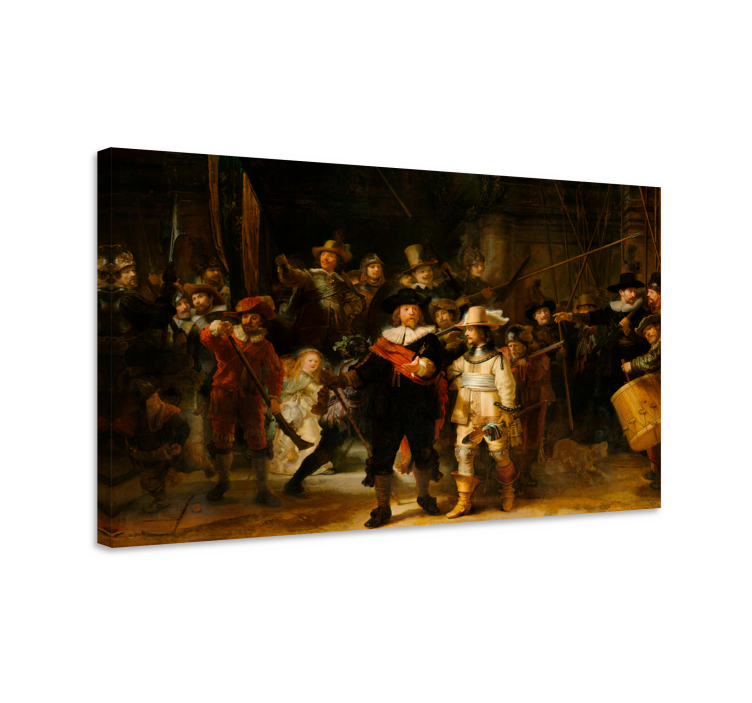 Quadro arte la Notte di Rembrandt - TenStickers