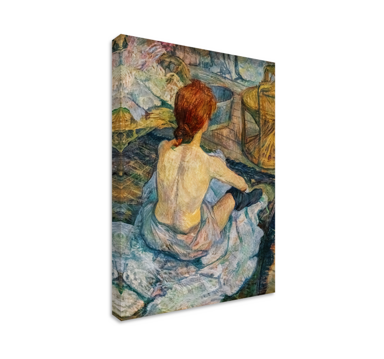 Quadro arte "La Toilette" di Toulouse-Lautrec - TenStickers