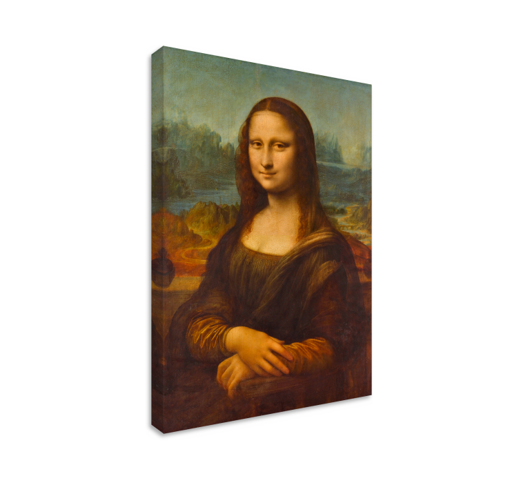 Dipinto arte mona Lisa di Leonardo da Vinci - TenStickers