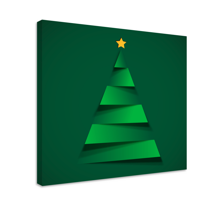 Quadro Natale albero di natale moderno - TenStickers