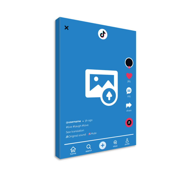 Quadro personalizzabile tic toc - TenStickers