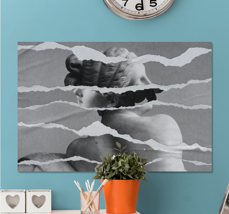 Dipinto arte scultura in carta strappata - TenStickers