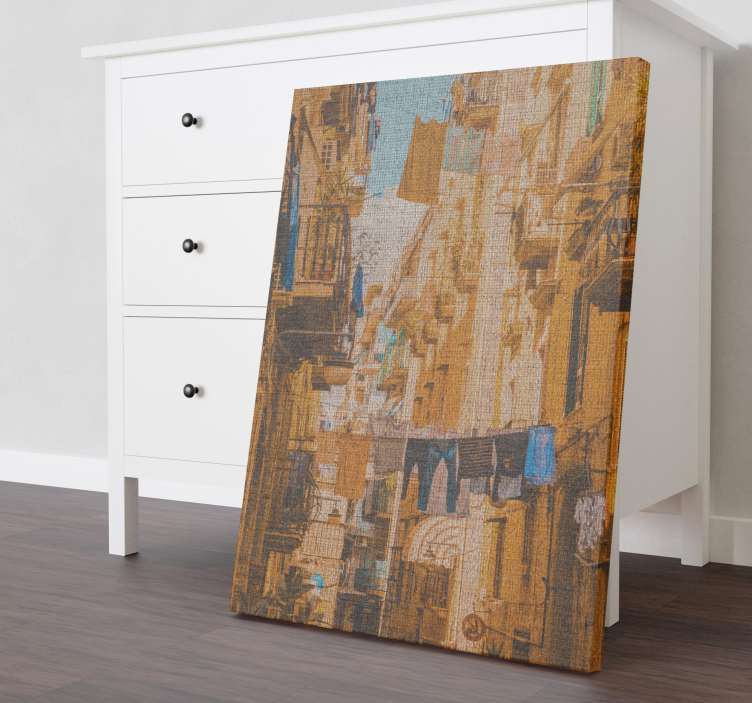 Quadro astratto arazzo urbano - TenStickers