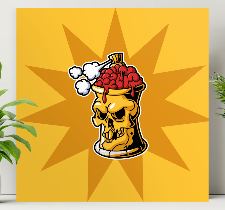 Quadri decorativi contenitore del cranio e del cervello - TenStickers