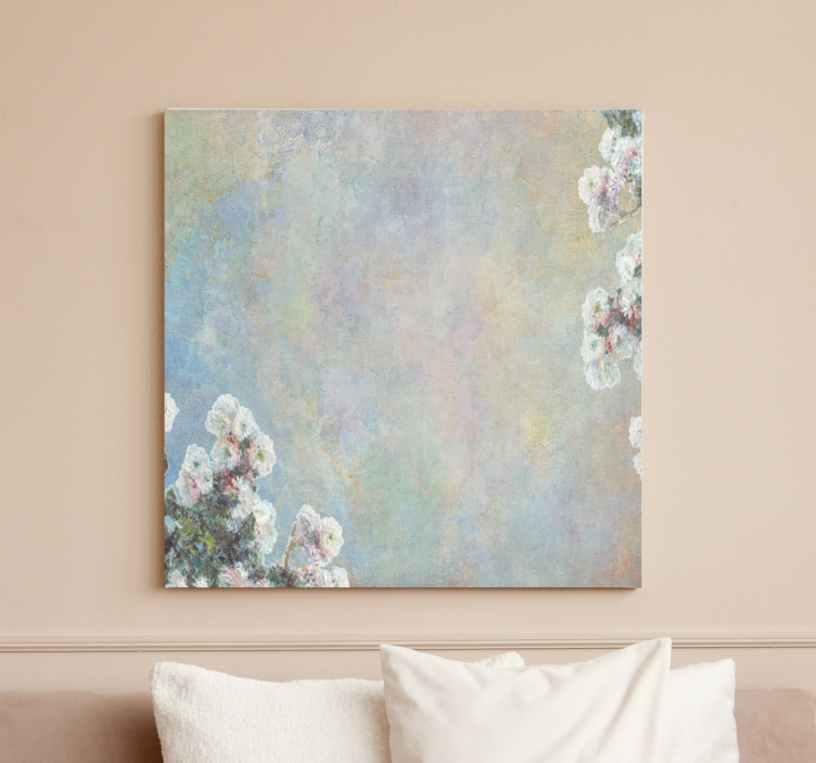 Dipinto fiori e piante ispirazione floreale delicata - TenStickers