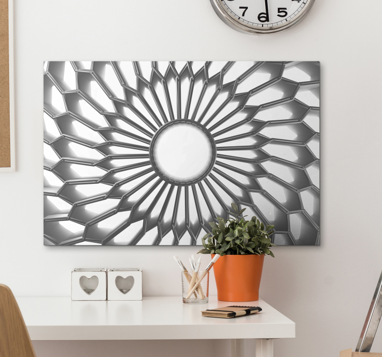 Quadro moderno stile mandala effetto 3d - TenStickers