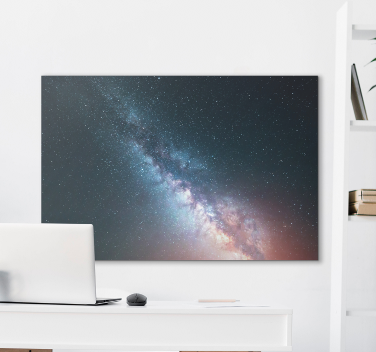 Quadro moderno Notte di stelle cielo blu - TenStickers
