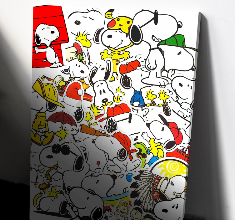 Quadro per bambini Personaggio snoopy - TenStickers