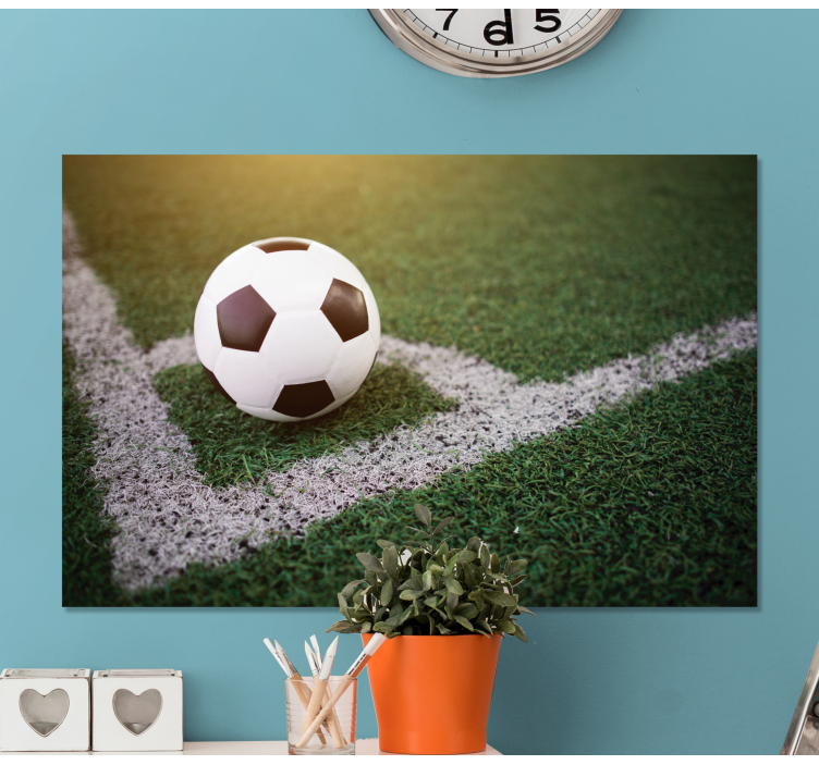 Quadro per ragazzi Bel calcio sull'erba - TenStickers