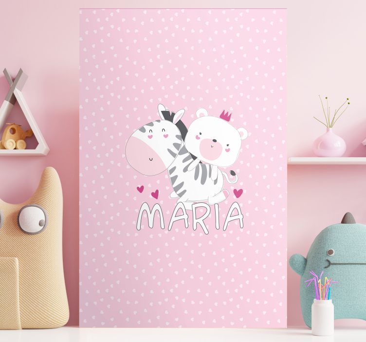 Quadri cameretta neonato amici animali carini - TenStickers